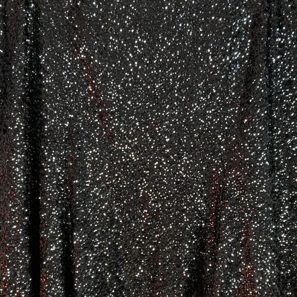 Lane Bryant Silver Sequin Elastic Waist Holiday Mini Skirt Plus Size 24 New - Picture 6 of 7